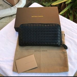 Bottega Veneta Black Wallet